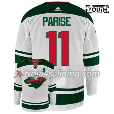 Minnesota Wild tröja ZACH PARISE 11 Adidas Vit Authentic - NHL Tröjor Barn Minnesota Wild tröja ZACH PARISE 11 Adidas Vit Authentic - NHL Tröjor Barn